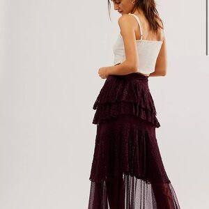 Free People Lacey Maxi Skirt